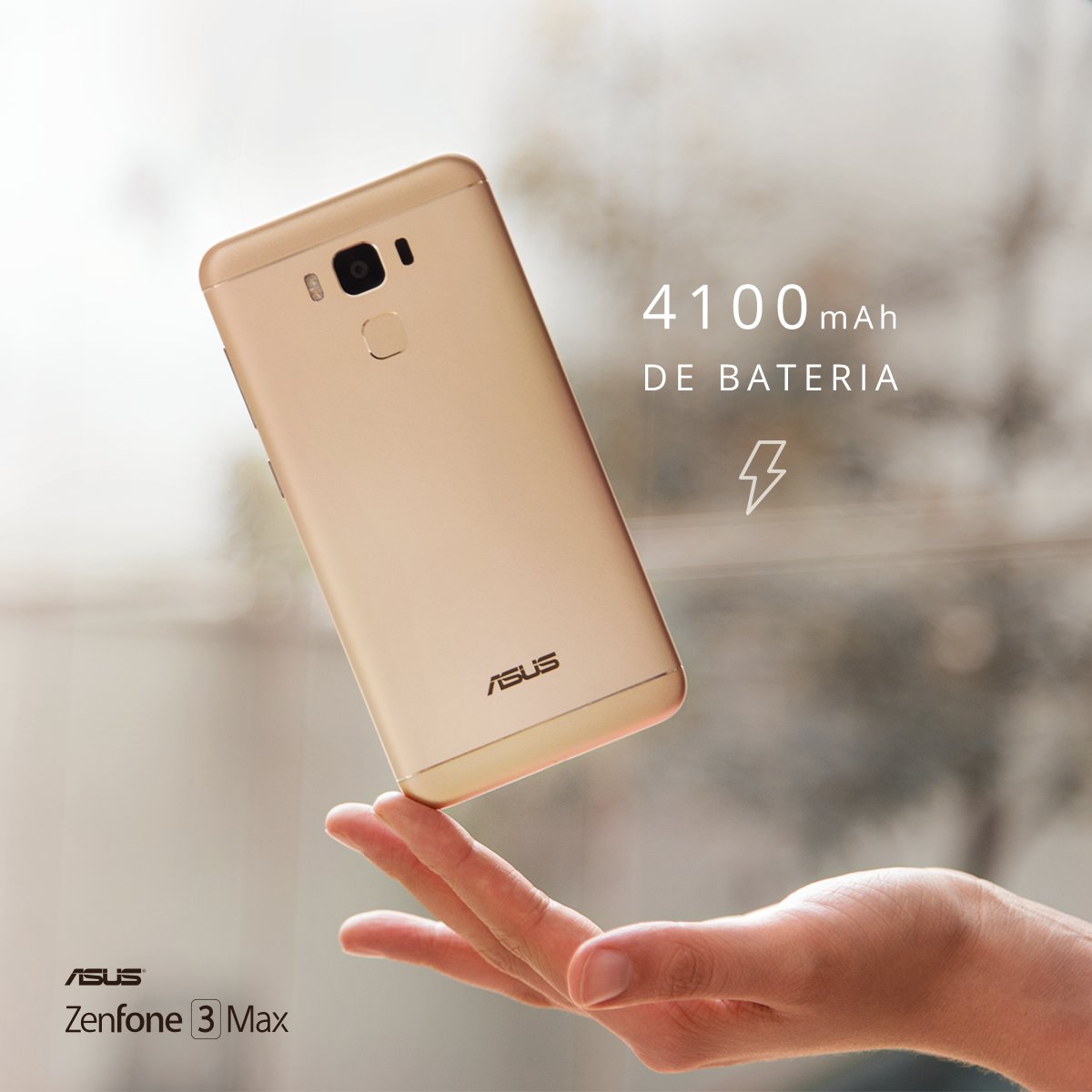 Zenfone 3 Max, 4100 mAh para você não se preocupar com carregador. z3nvolution.com.br #z3nbrasil