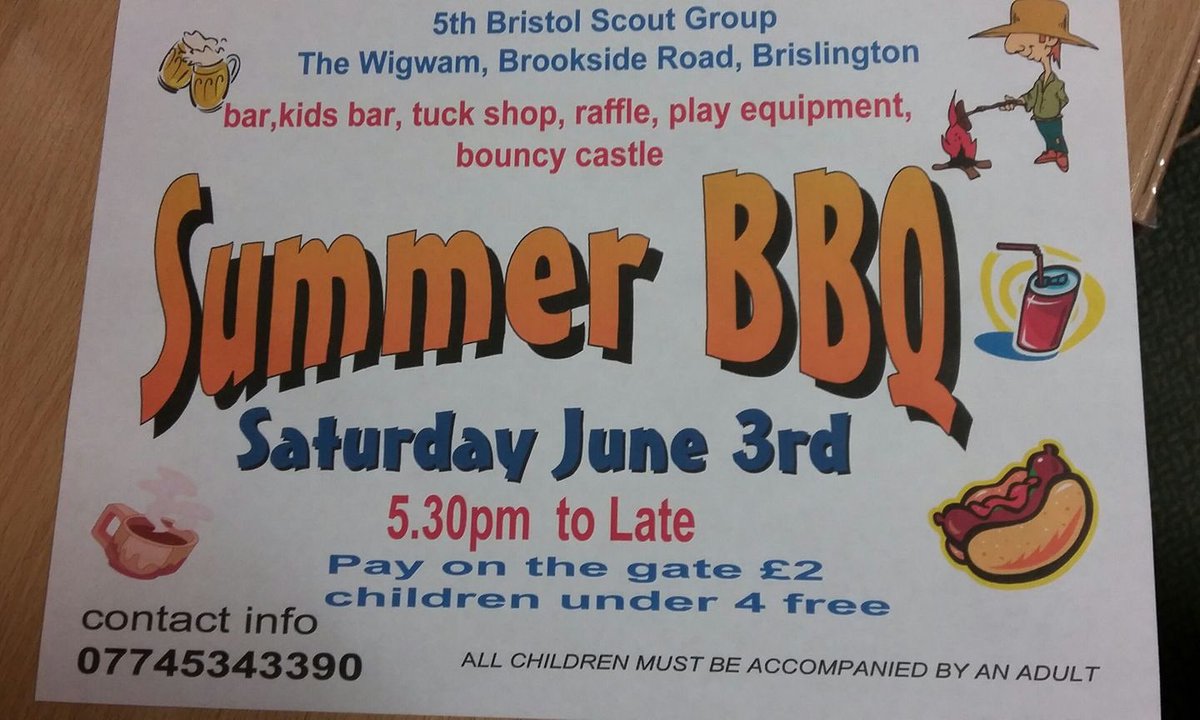 Summer #bbq at #scout hut on  Brookside Road #Brislington