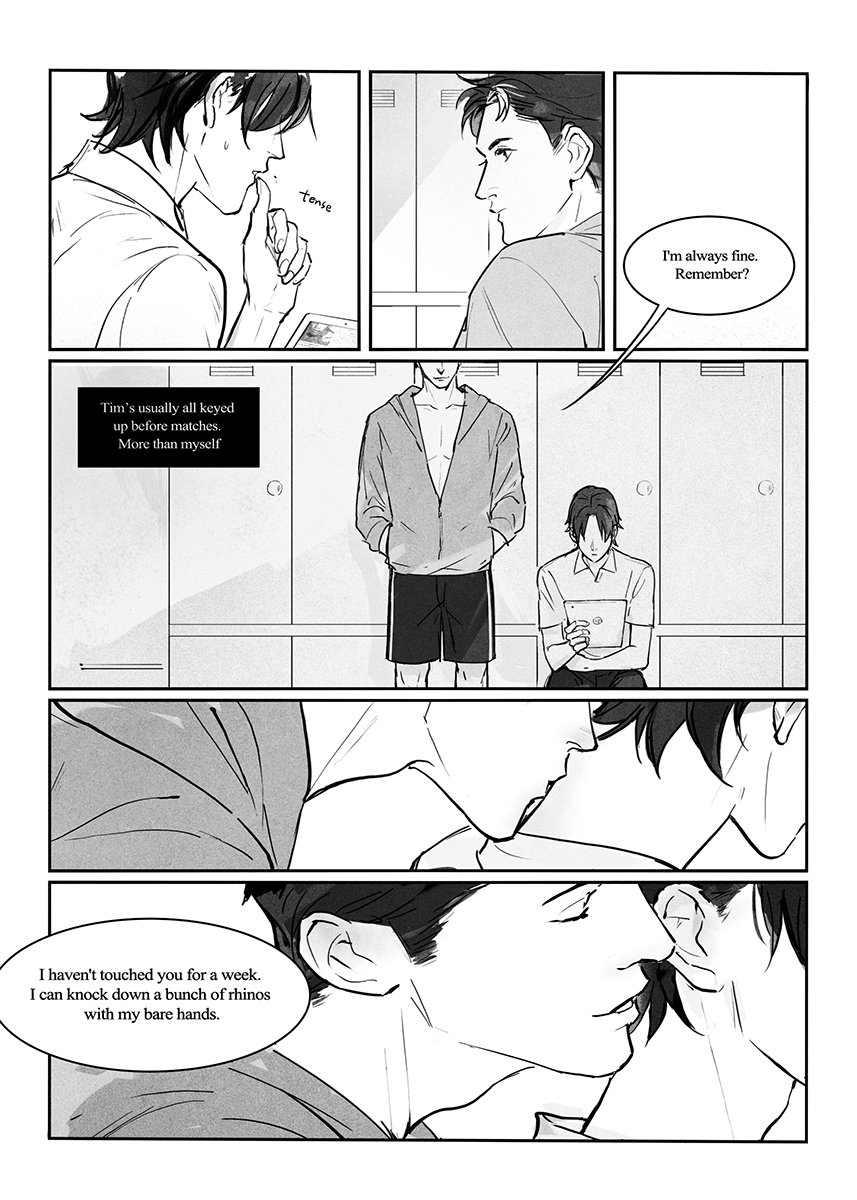 toiriot's tweet photo. JayTim Boxing AU | Before the Match https://t.co/EI6anIYyIE