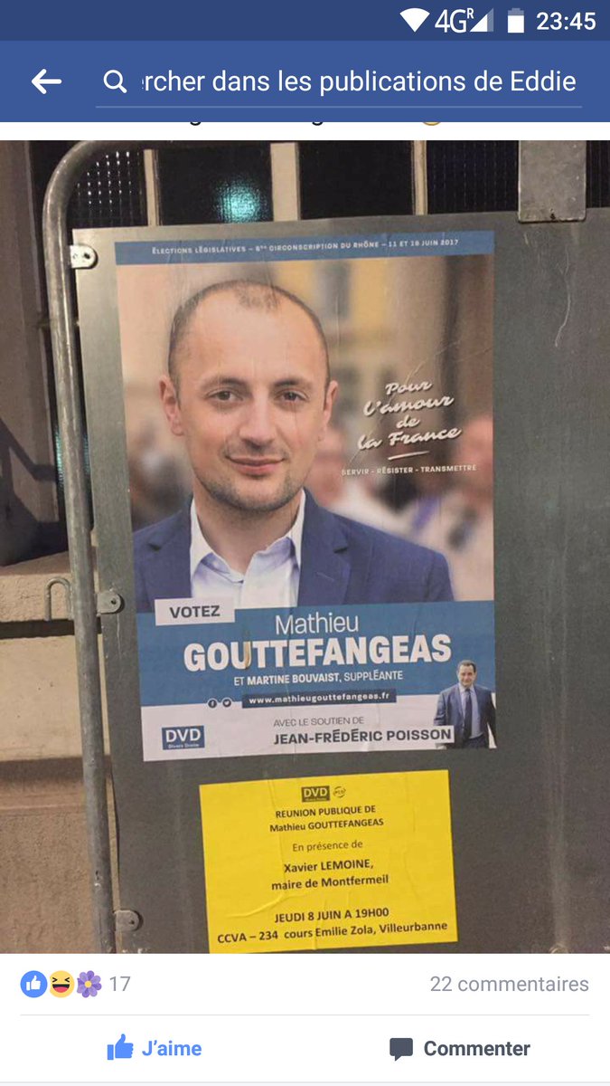 rion_mlt's tweet photo. Quand ton ancien cpe fait de la politique #lamache #legislatives2017 https://t.co/PltPxYRzIc