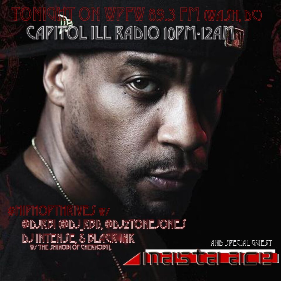 djRBI's tweet photo. TONIGHT ur Favorite Rapper's Favorite Rapper @mastaace is scheduled to interview w/ #CapILL on @WPFWDC ft @djRBI @dj2tonejones @IAmDJIntense https://t.co/ALTy0MySVV