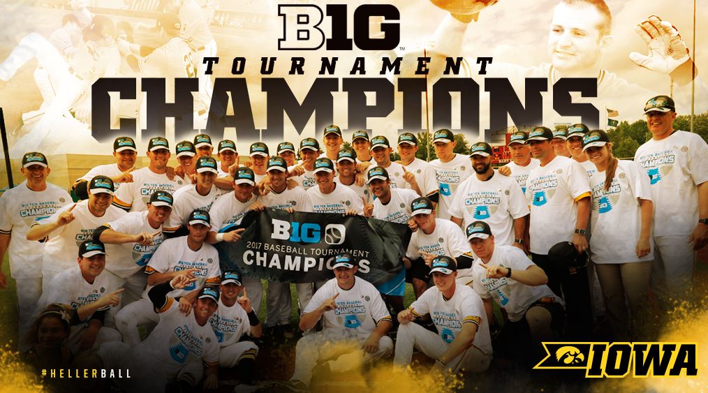 KWWL's tweet photo. Iowa's baseball teams wins Big Ten Tournament, heads to Houston Regional https://t.co/gak7TqSEe5 https://t.co/haRcdf232M