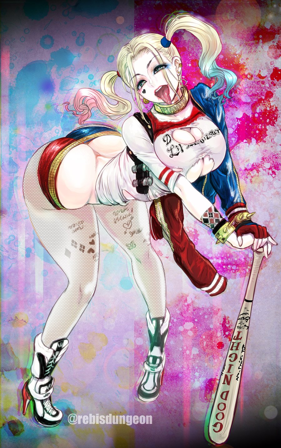 Rebis(English) on X: Harley Quinn Fan Art... slightly more bootylicious  than the movie :P t.coSH7IQEzN7j  X