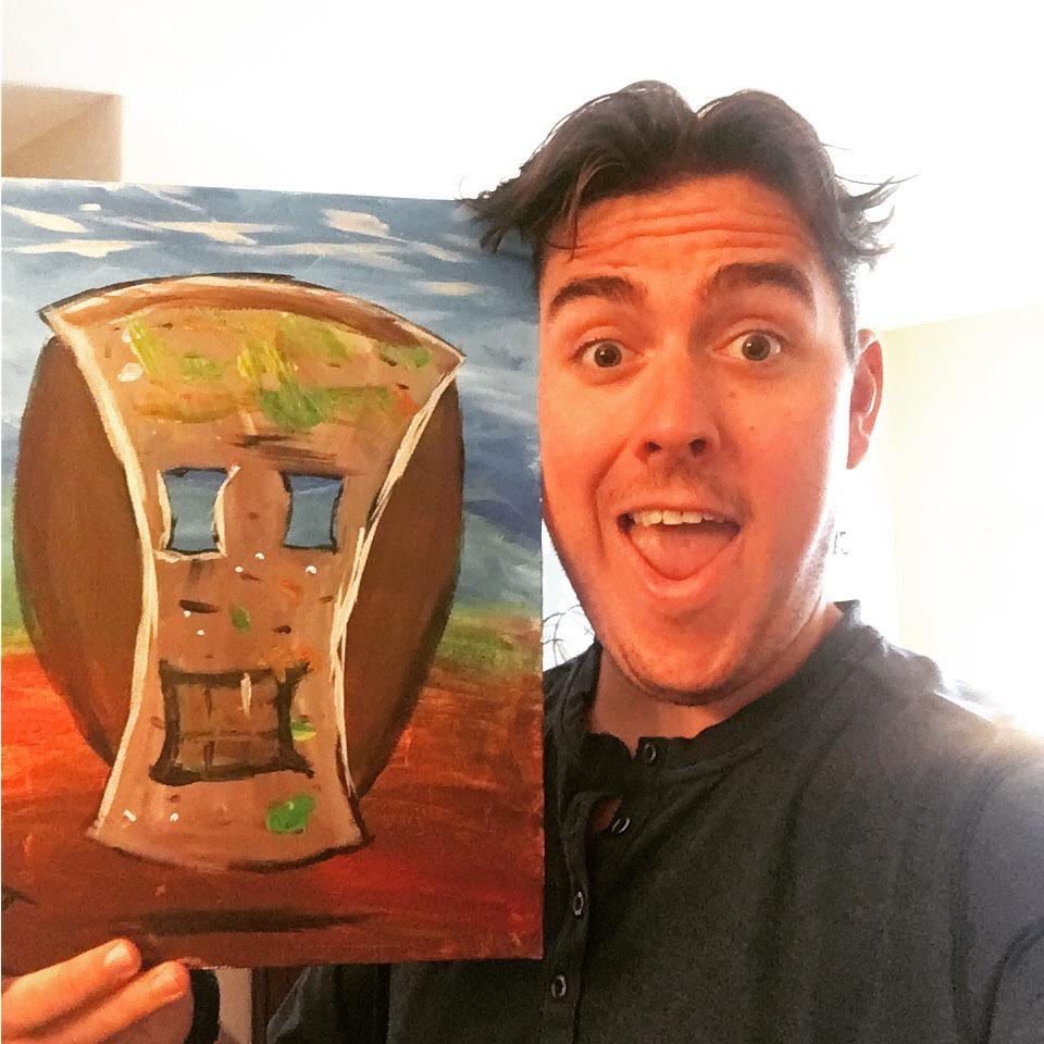 SierraHighGuy's tweet photo. Tomorrow on the @SierraInfusions #Vlog I go to cannabis-friendly painting class! #PuffPassPaint #cannabis #art https://t.co/OmsHN2FBuV