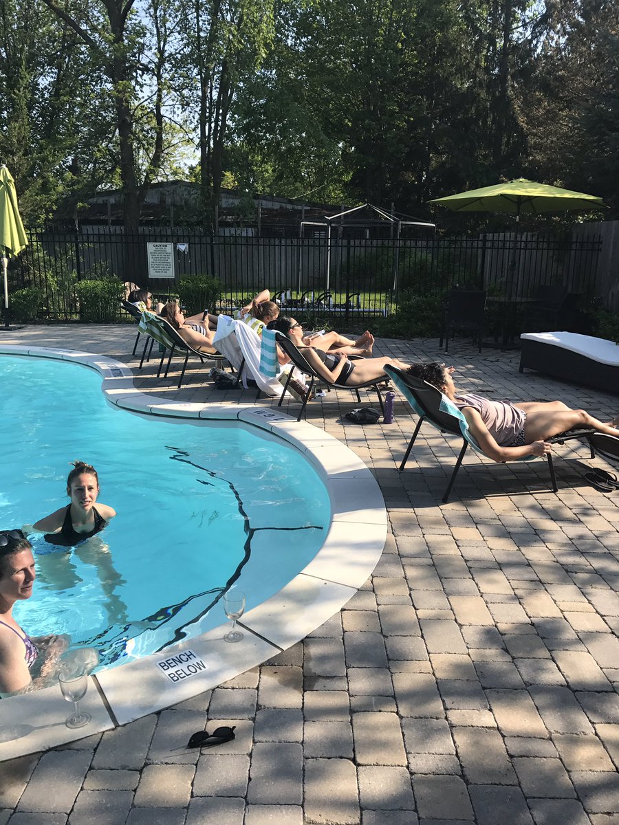 Mondays are tough over here #poolday #suntanning