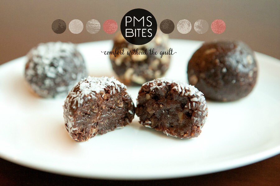 iamkarmelam's tweet photo. For those monthly out of control sweet cravings @PMSBites has the #healthy solution https://t.co/s8mU4HFpvL  I ❤️this https://t.co/KvCZlo1dU1