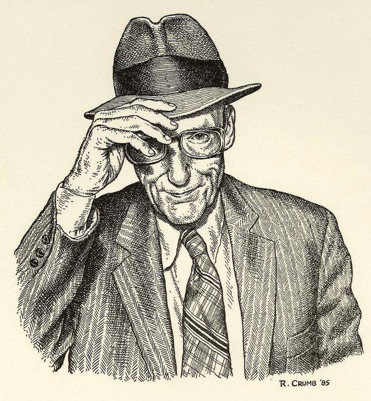 DurhamWASP's tweet photo. "There is nothing more provocative than minding your own business." William S. Burroughs by Robert Crumb https://t.co/tepMBm8IYq