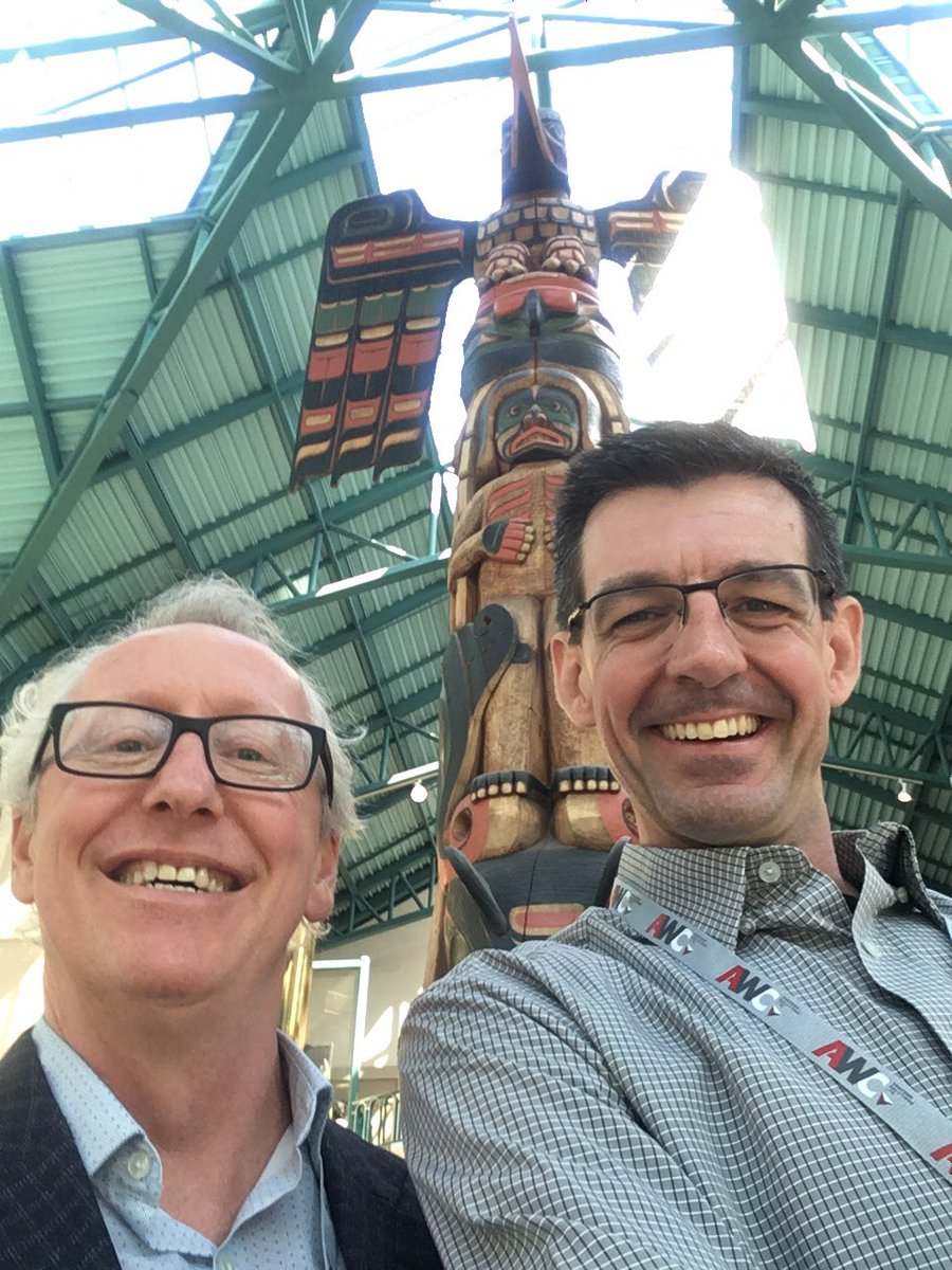 waterworthnet's tweet photo. Obligatory conference selfie with @waterhaller at #bcwwa2017. Coolest background yet! #yyj https://t.co/lMfoN8RAeT