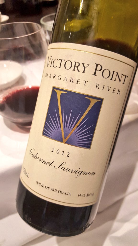 AustWineTasting's tweet photo. Victory Point Margaret River Cabernet Sauvignon 2012 @vpwines @margaretriver @winewankers #wine #aussiewine One of the best I've had. BT https://t.co/WqLtEJZrQy