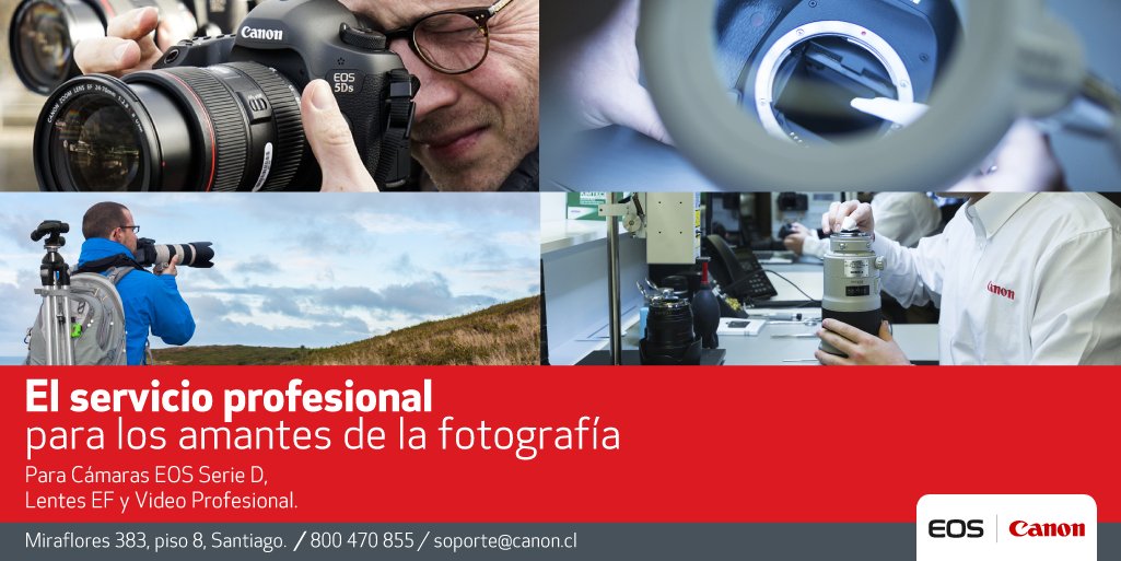 Visita nuestro nuevo Servicio Técnico para Cámaras y Video Profesional, donde nuestros expertos te brindarán todo el soporte que necesitas.