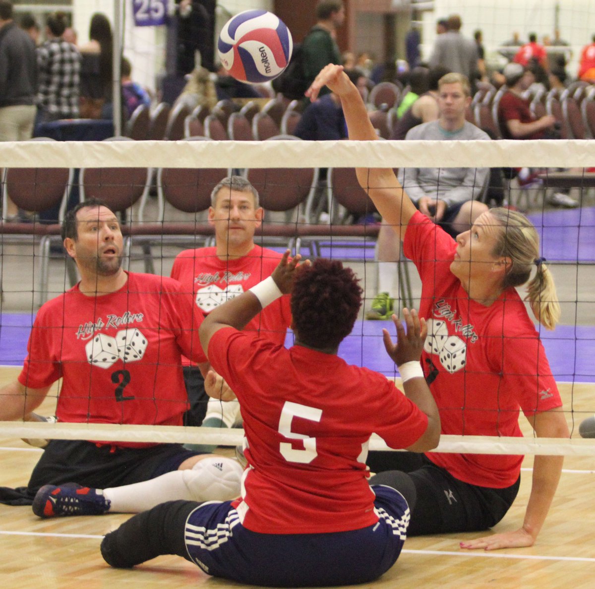 usavolleyball's tweet photo. Ex-National Teamers Lloy Ball, Heather Bown, Rod Wilde are competing in #USAVopen, giving back to sport they love. https://t.co/WZAkAO9H5y https://t.co/aqM5tCgqwc