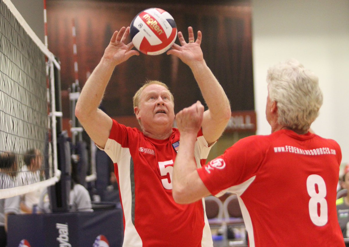 Ex-National Teamers Lloy Ball, Heather Bown, Rod Wilde are competing in #USAVopen, giving back to sport they love. bit.ly/529BallBownWil…