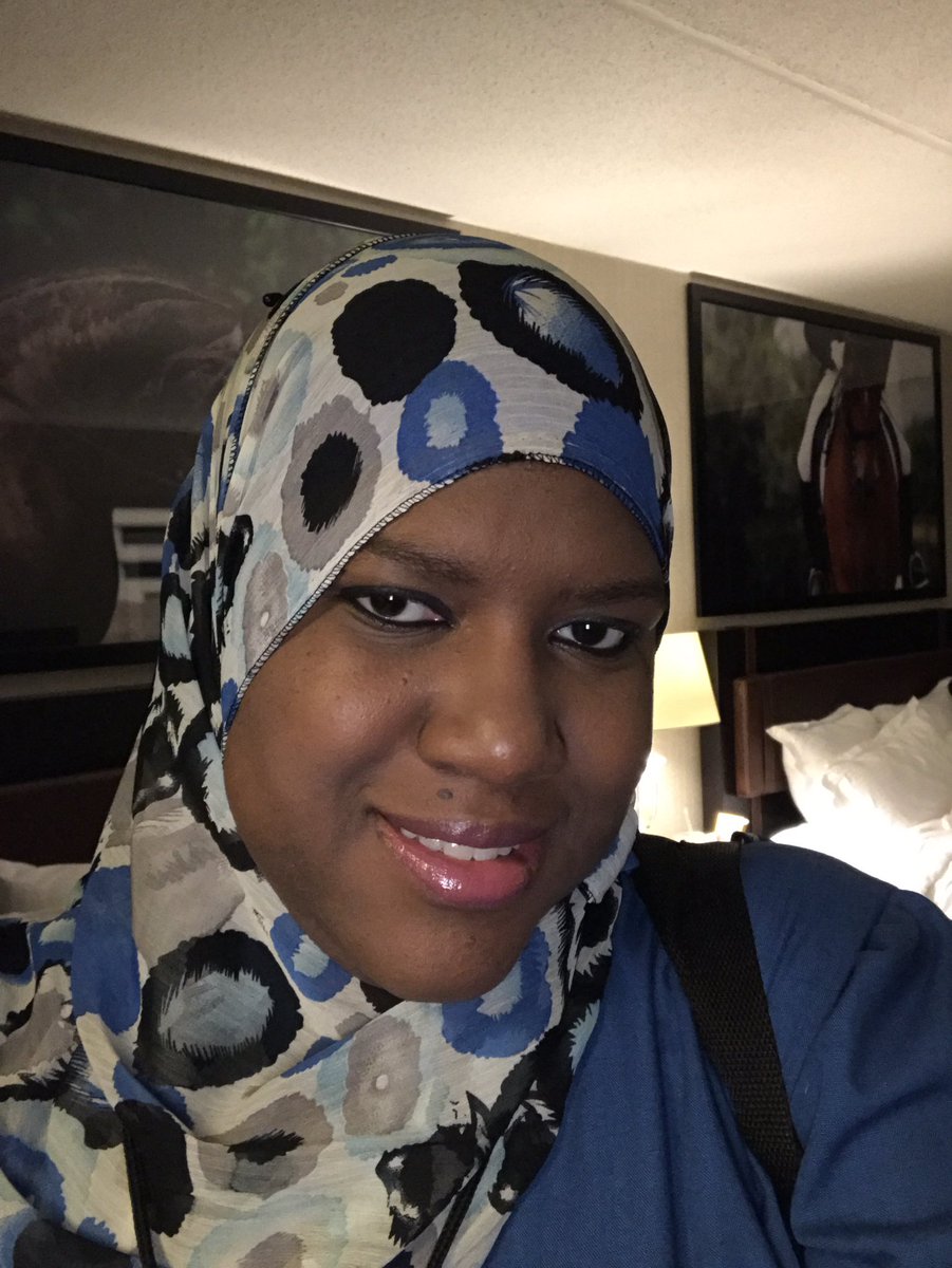 Doing my part to contribute to the #blackhijabichallenge