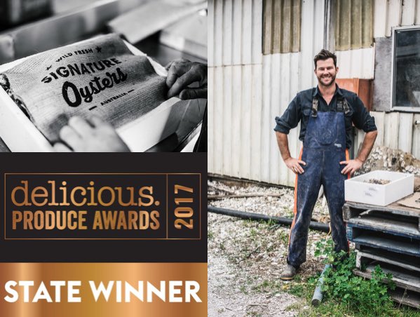 Congrats to our Clyde River farmer <a href="/Ewan_McAsh/">Ewan McAsh</a> for being selected as NSW State Winner of the <a href="/deliciousAUS/">delicious. Australia</a> Produce Awards! 🐚🐚 #EwanMcAsh