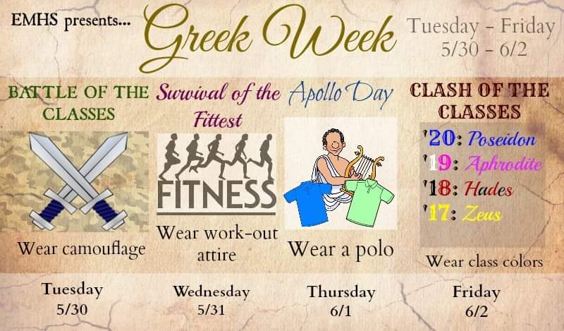EMHSASB's tweet photo. Make sure to check in during lunch at the quad to earn points for your class!!!! https://t.co/37ztfrOD2d