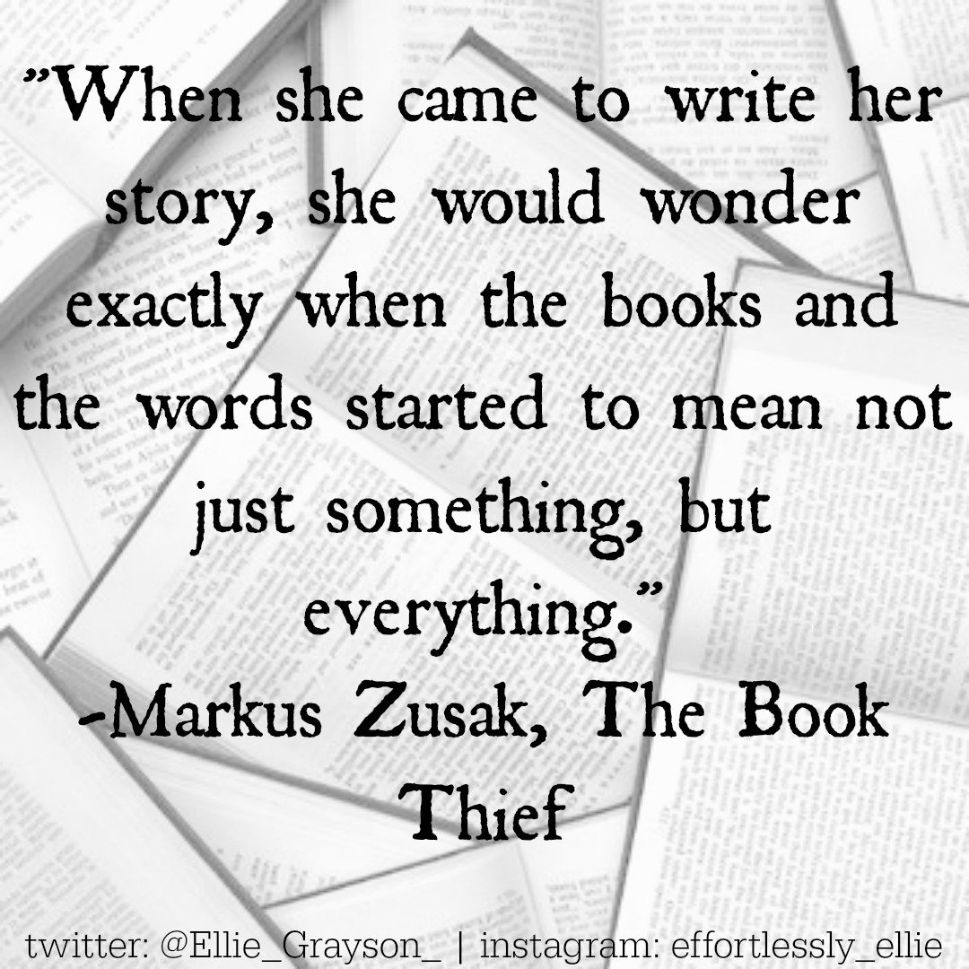 Ellie_Grayson_'s tweet photo. Great book, great quote ❤️
#quote #quoteoftheday #bookquote #thebookthief #read #bookworm https://t.co/UMW9gEZw62