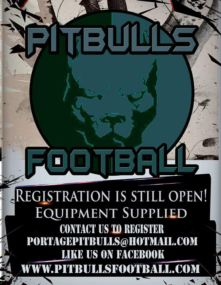 PortageP's tweet photo. We are still looking for boys and girls aged 7-14! Big kids, little kids, any and all fitness levels have a place on a football team. https://t.co/BOdo7QLPql