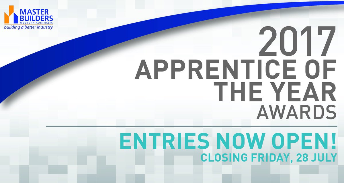 MBAWA_News's tweet photo. Don't forget to nominate a standout apprentice for @MBAWA_News Apprentice of the Year Awards! Entries close 10 Aug https://t.co/iCZ4mRLmzg https://t.co/JnG26LA30v