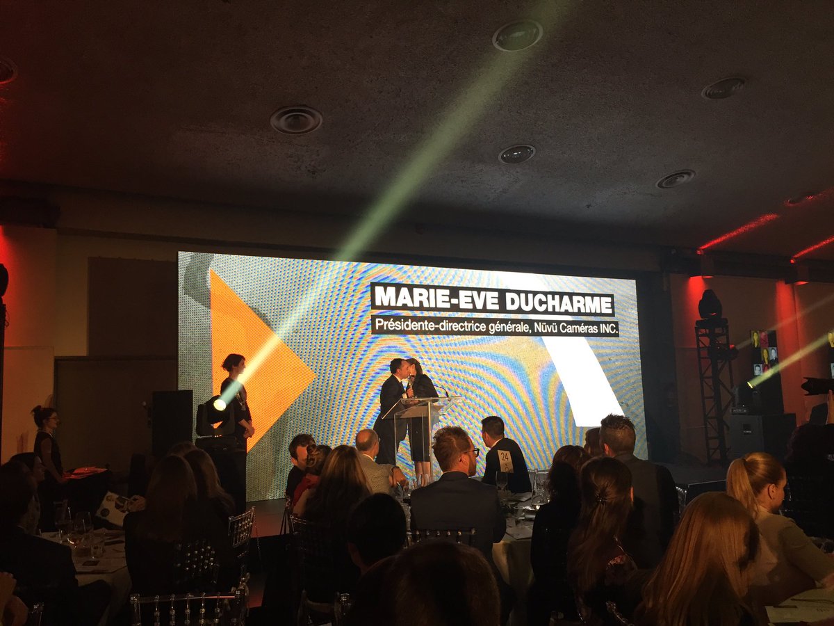 LietteLamonde's tweet photo. Jeune leader international #arista2017 : la gagnante Marie-Eve Ducharme @NuvuCameras lauréate @Montrealinc https://t.co/fR43hLuLuG
