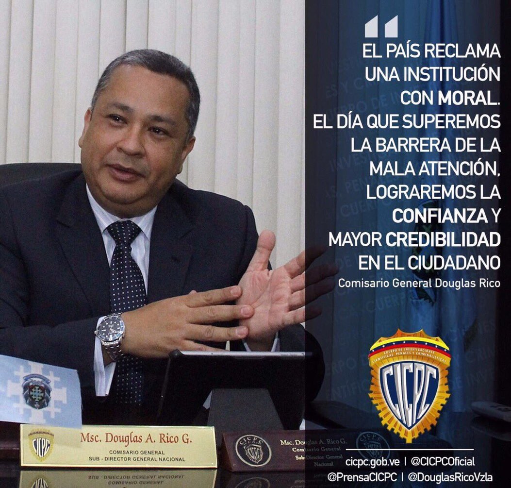 Si en alguna oficina del #Cicpc recibes una mala atención o no quieren tomarte tu denuncia, avísame de inmediato. #EficienciaOnada