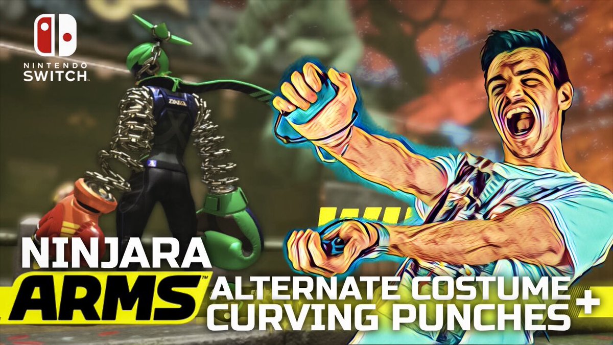 FilipMiucin's tweet image. Selecting Alternate Costumes + Curving Punches - Let's Play ARMS
#nintendoswitch #50KSwitchGiveaway #ARMS #nintendo

youtu.be/FsE2gjDadVo