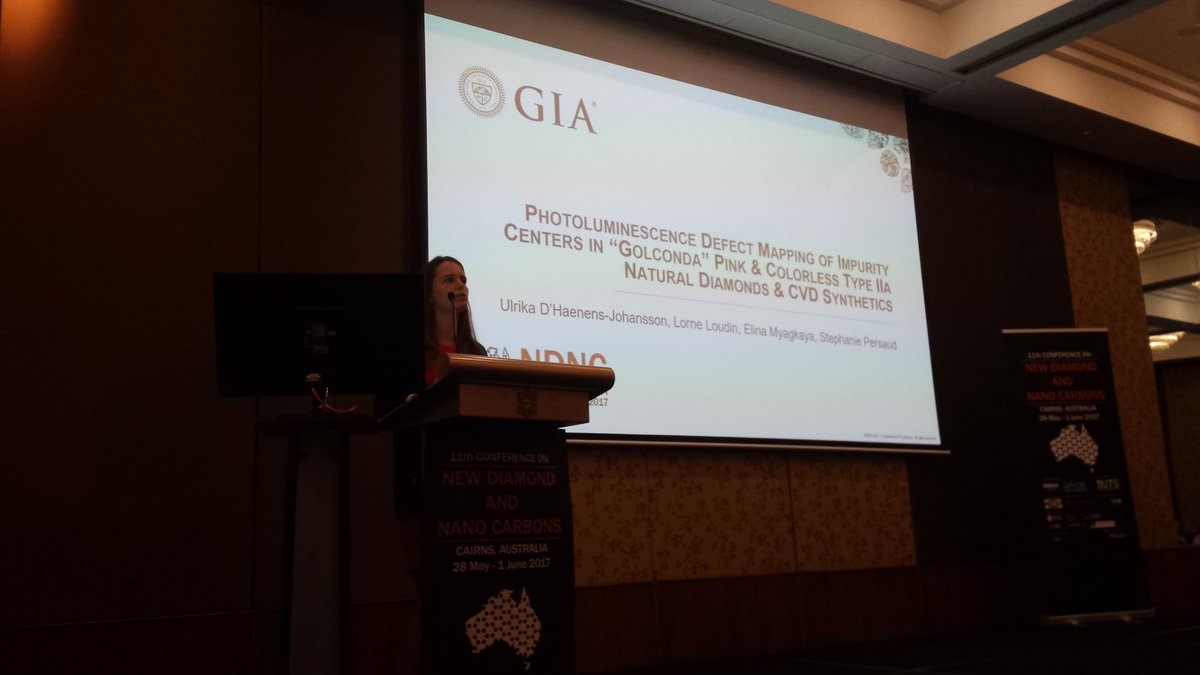 igordownunder's tweet photo. Pink diamonds by Dr Ulrika F.S. D’Haenens-Johansson @GIAnews #ndnc2017 https://t.co/FzxPeYVpDF