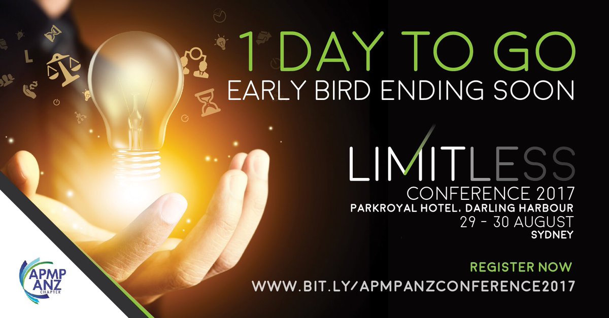 APMP_ANZ's tweet photo. Don’t miss out on the early bird discount for the APMP ANZ Conference 2017. Register Now! @APMP_ANZ @APMPConnect https://t.co/UpLxLRzR61 https://t.co/yIzt5sZPJZ