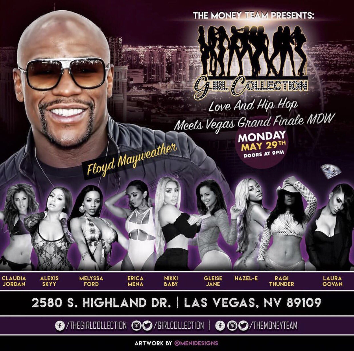 lokal Pamphlet Dekoration girl collection las vegas floyd Falten