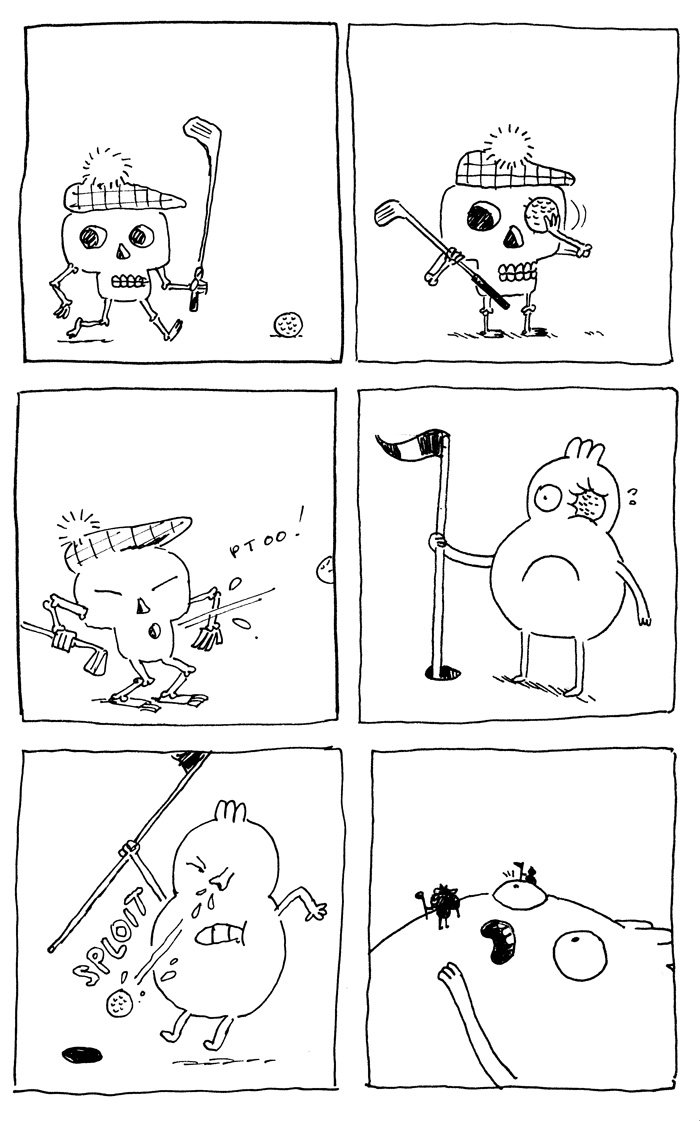 tslcomics's tweet photo. Fore! https://t.co/28tnrFveJ6 https://t.co/WVuVEyQWSg