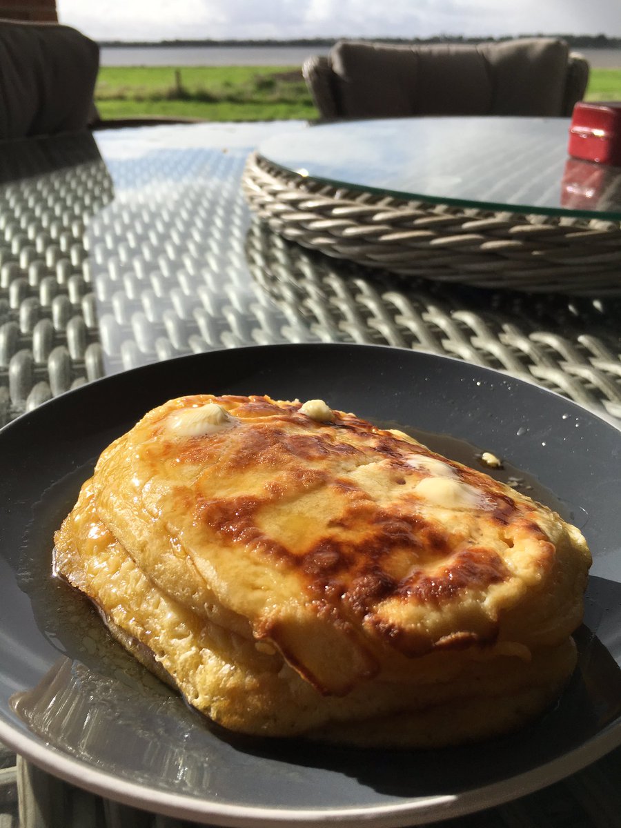 Too much #butter, too much #maple... perfect pancake sandwich!!!