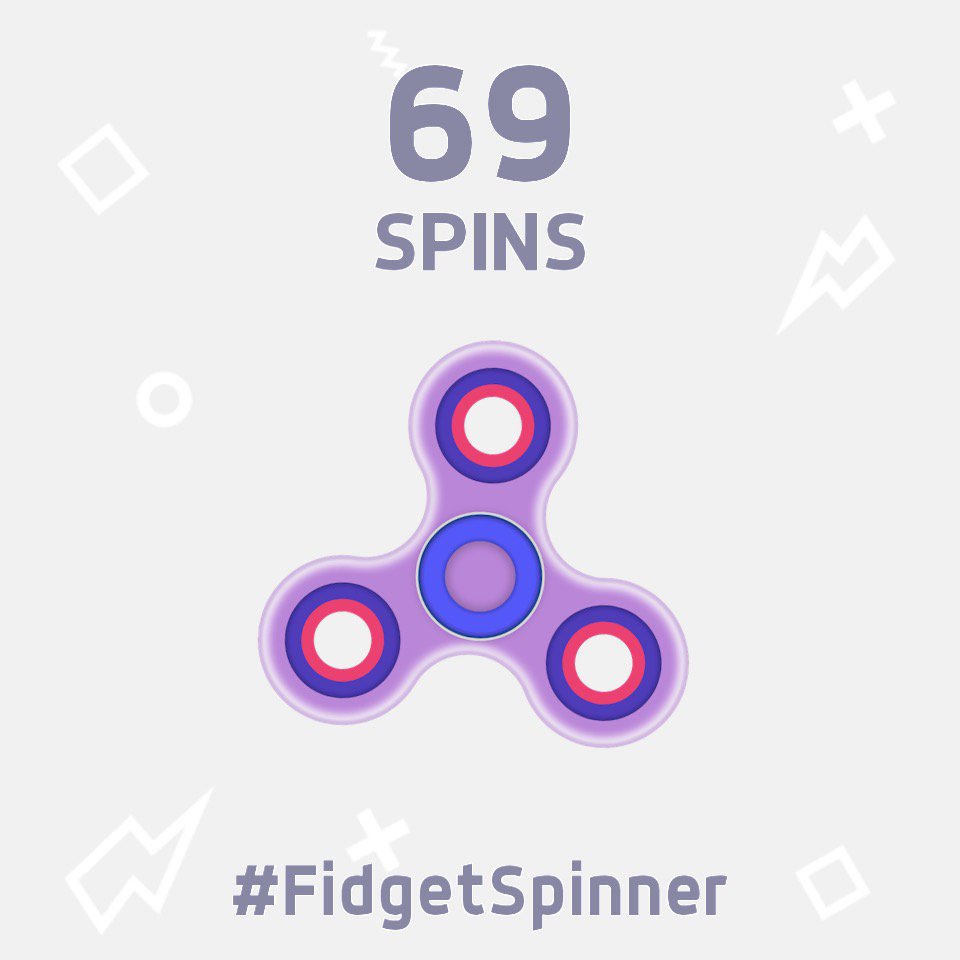 parpulanskiy2's tweet photo. I've just scored 69 spins in this new #FidgetSpinner game! https://t.co/E97J7c6V1y Can you beat me? https://t.co/3Rn7dbEiaG