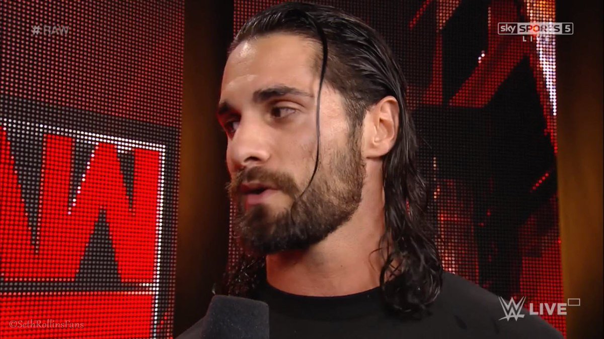 SethRollinsFans's tweet image. and as we all know Seth 'Freakin' Rollins owns Roman Reigns! #YesHeDoes #SethFreakinRollins #Raw