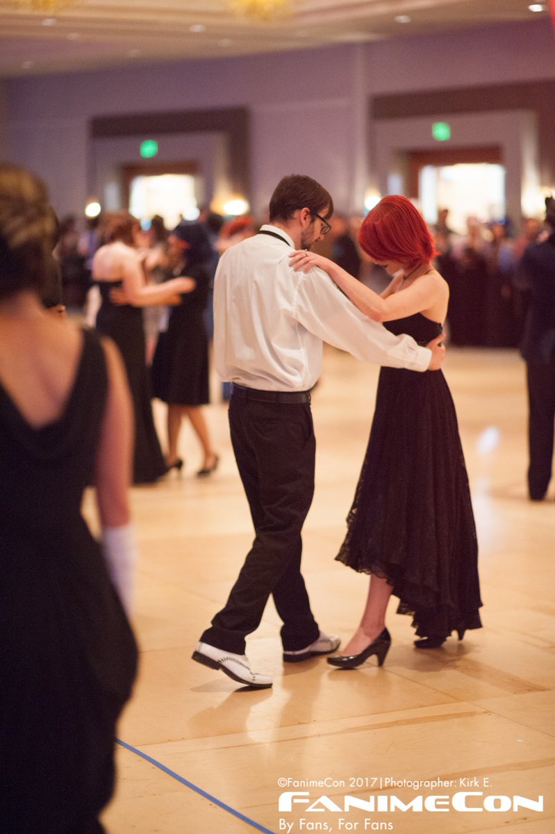FanimeCon's tweet photo. The 10th anniversary of the Black &amp; White Ball was a wonderful evening of elegance, fun, and ballroom dancing! @FanimeConBWBall #bwball10 https://t.co/UZvpM28Acj
