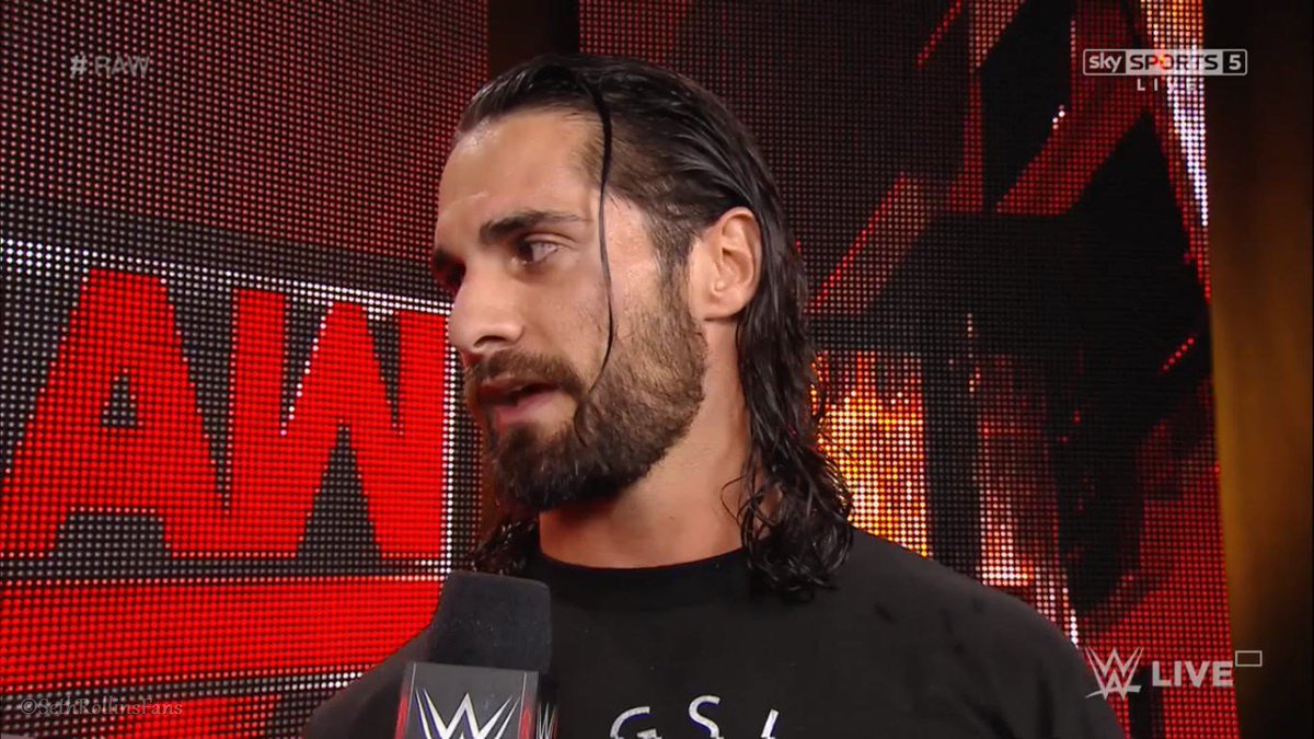SethRollinsFans's tweet image. and as we all know Seth 'Freakin' Rollins owns Roman Reigns! #YesHeDoes #SethFreakinRollins #Raw