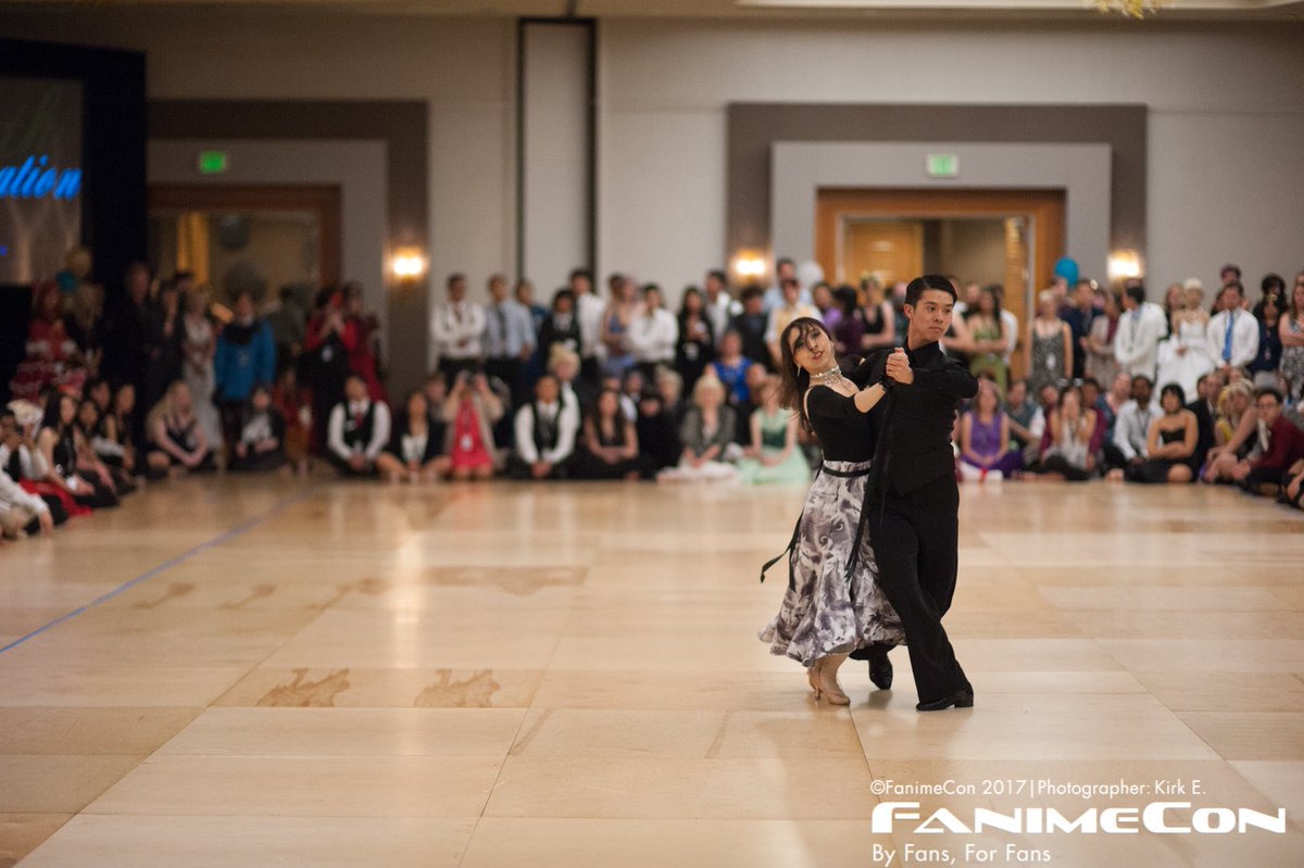 FanimeCon's tweet photo. The 10th anniversary of the Black &amp; White Ball was a wonderful evening of elegance, fun, and ballroom dancing! @FanimeConBWBall #bwball10 https://t.co/141BQ5v10c