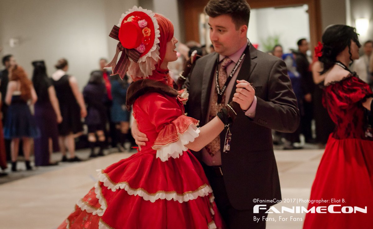 FanimeCon's tweet photo. The 10th anniversary of the Black &amp; White Ball was a wonderful evening of elegance, fun, and ballroom dancing! @FanimeConBWBall #bwball10 https://t.co/141BQ5v10c