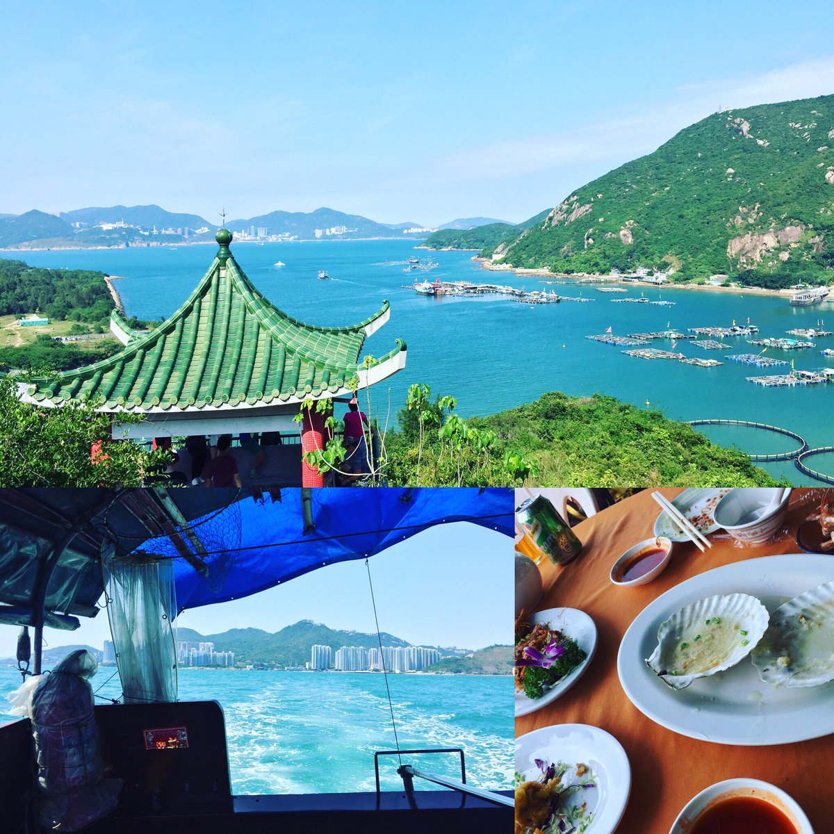 DjBenelux's tweet photo. Good times in Hongkong 🇭🇰 #hongkong #hkg #lammaisland #sunny #island #foodporn #turkoisewater https://t.co/Na7u6pkOz1