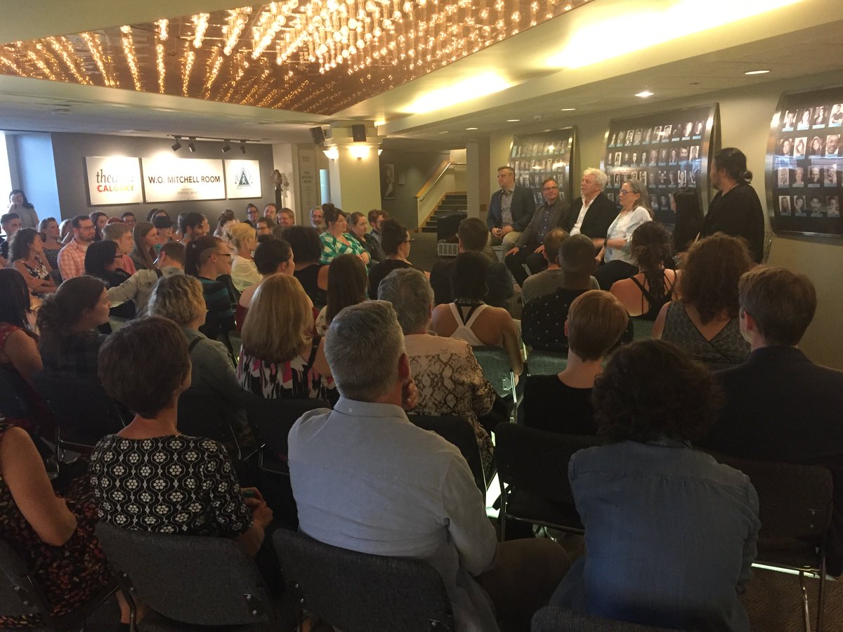 TheatreCalgary's tweet photo. Our #tcInteract Industry Series focusing on Musical Theatre in Calgary is underway. Great turnout! https://t.co/yPeeyyirt7