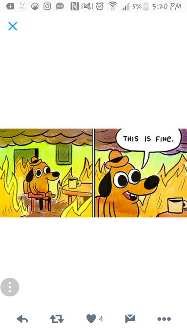 Bahahahaha when everyone is on fire. #BadVibes https://t.co/c3jmONGqbI<a href="/tag/badvibes"class="tags">#BadVibes</a>