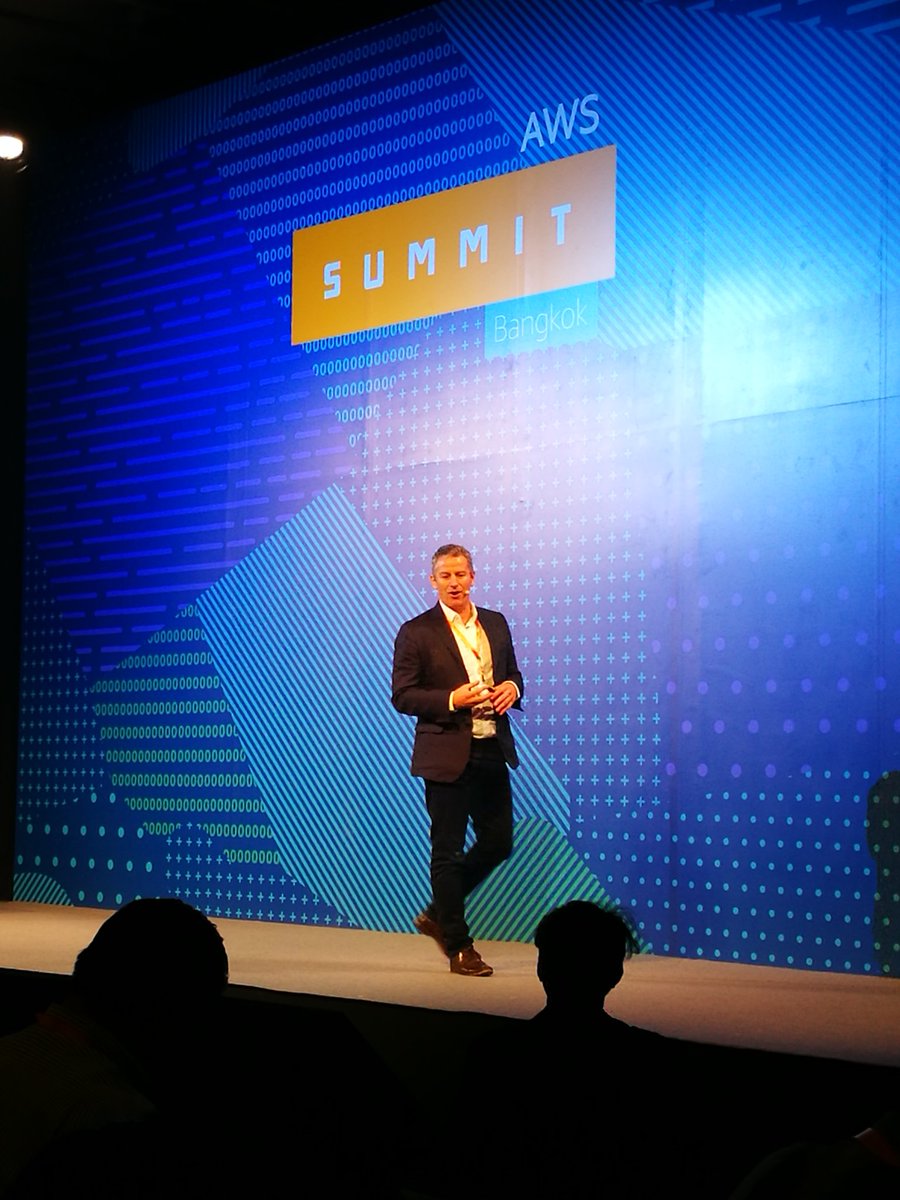 AWSonAir's tweet photo. AWSSummit Bangkok Welcome Remark by Nick Walton, Managing Director AWS ASEAN #AWSSummit https://t.co/vhxGH23Lcl