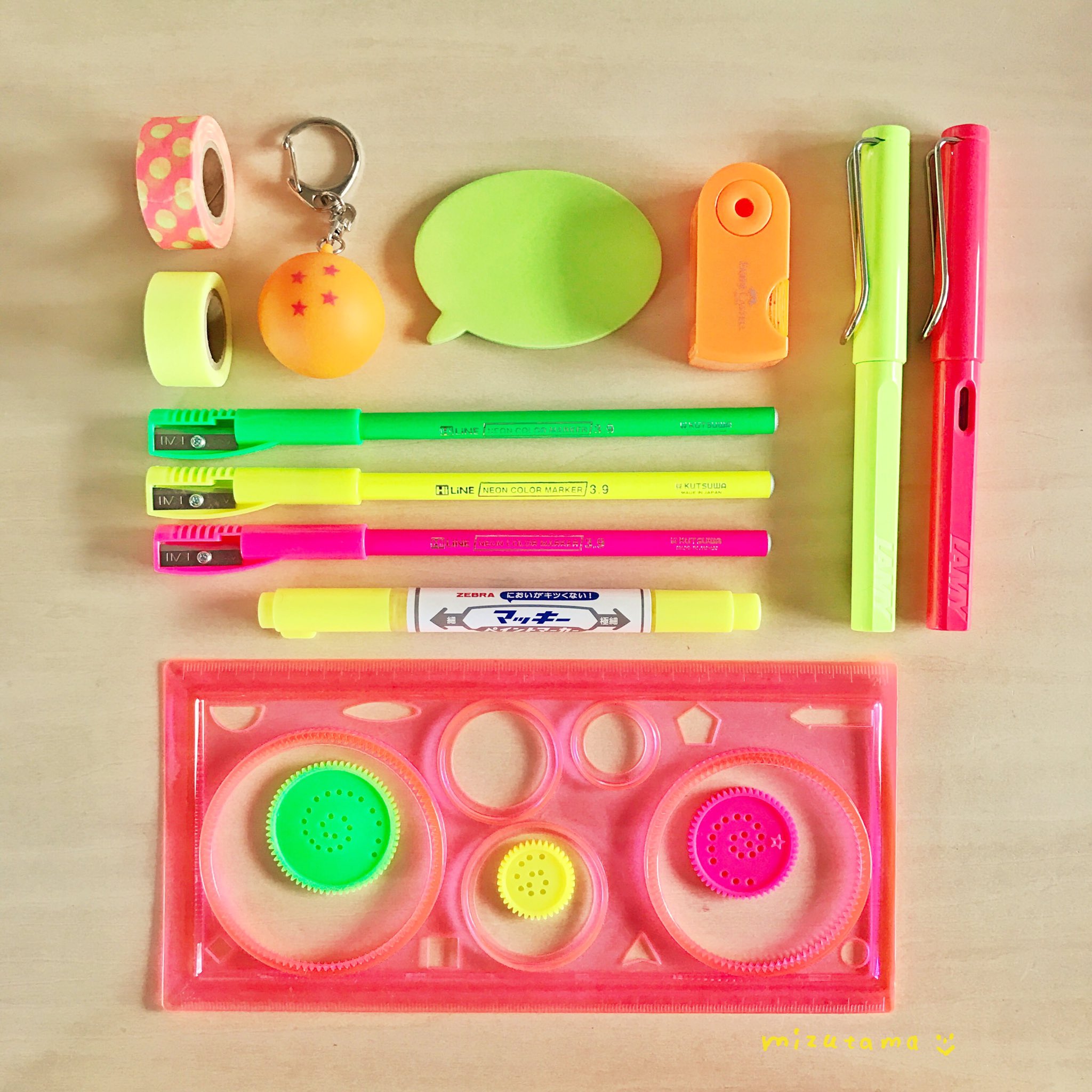 Mizutama Ar Twitter ネオンカラー 集合 スピログラフ 懐かしい 文房具 文具 Stationery 色集め Mizutama色集め T Co 53gvqxspt8 Twitter