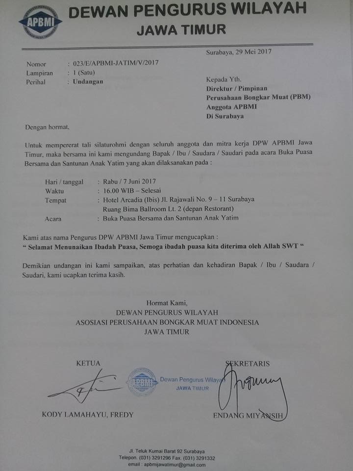format undangan buka puasa bersama format undangan buka puasa bersama