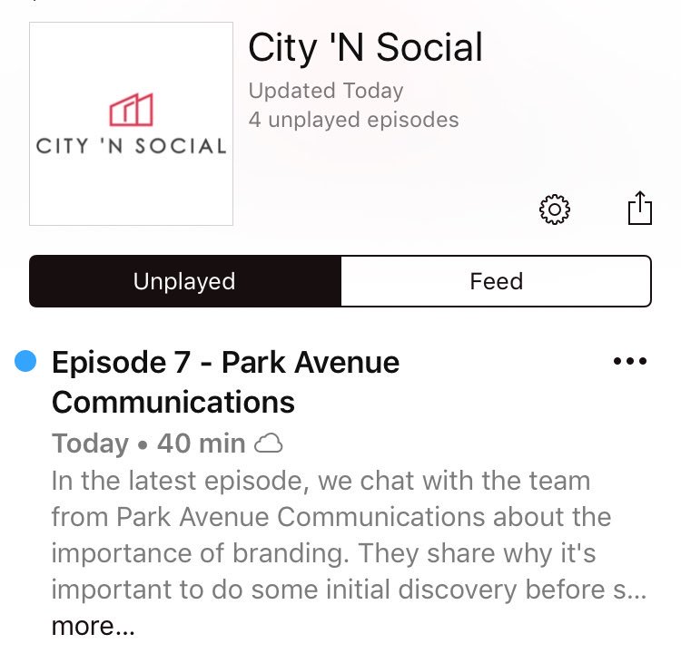 CitynSocial's tweet photo. Who doesn't love a good podcast? We'll, here's a GREAT one with the ladies from @parkavenuecomms https://t.co/h8JZCSNDHA https://t.co/6jYhZWM5lh