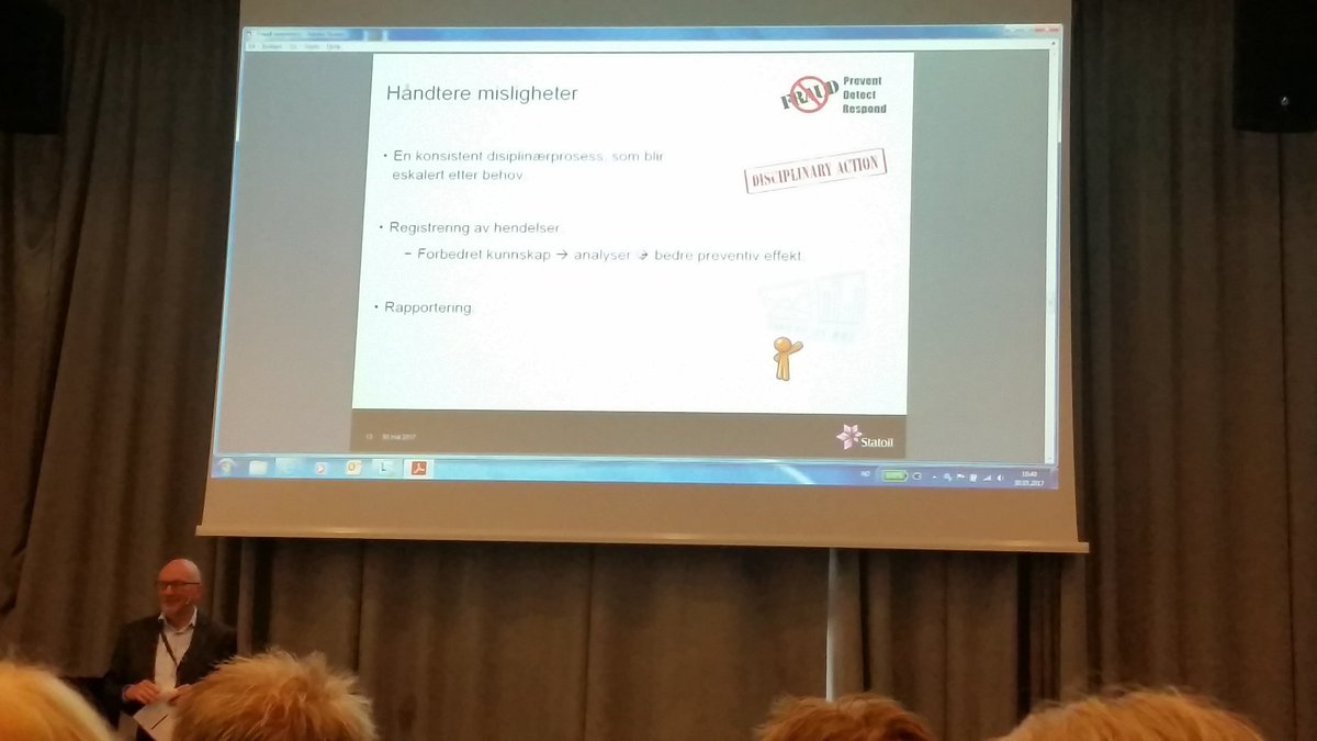 Ymris_2's tweet photo. #IIANorge
Statoil deler program for hvordan bekjempe interne misligheter,nyttig og lærerikt. https://t.co/Rxj7HvEj53