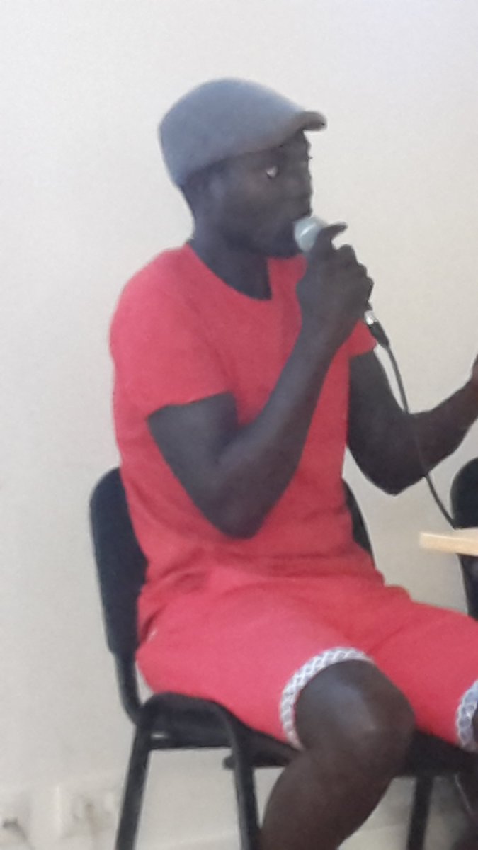Seydou Niang from @GAMS_Be shares the power of using community videos in #buildingbridges btwn Africa and Europe to break taboos in #endFGM