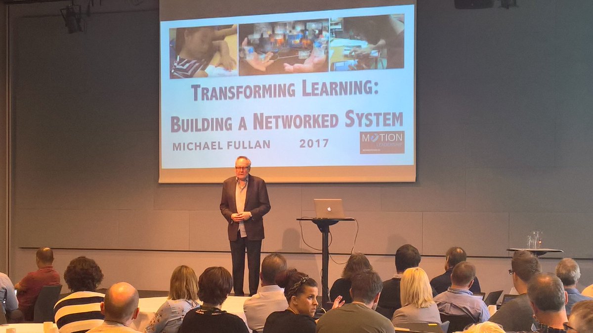 bhovemoen's tweet photo. Michael Fullan på konferansen Deep Learning Society - Fornebu https://t.co/PxOeH8s3xd