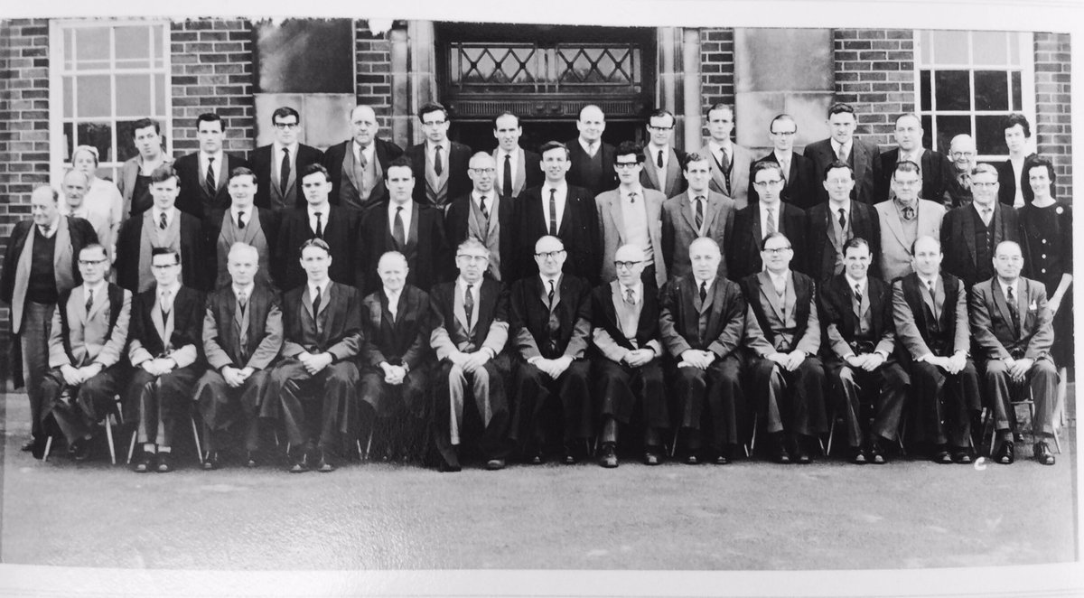 WiganMuseum's tweet photo. Another school photograph today. Leigh Grammar School, April 1963. Headmaster is K Bruce #halfterm #school https://t.co/8Z69NWd3bM