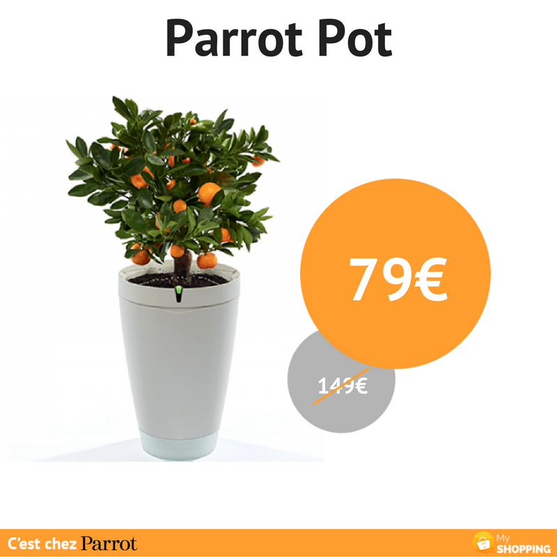 MyShopping7's tweet photo. ⚠️ #Bonplan Objet connecté! @Parrot 
Le Parrot Pot à 79€ au lieu de 149€ 🌻🌷
C'est là: ➡️https://t.co/jaRuKOtAMI⬅️
#promo #hightech https://t.co/Aiiqiut14g