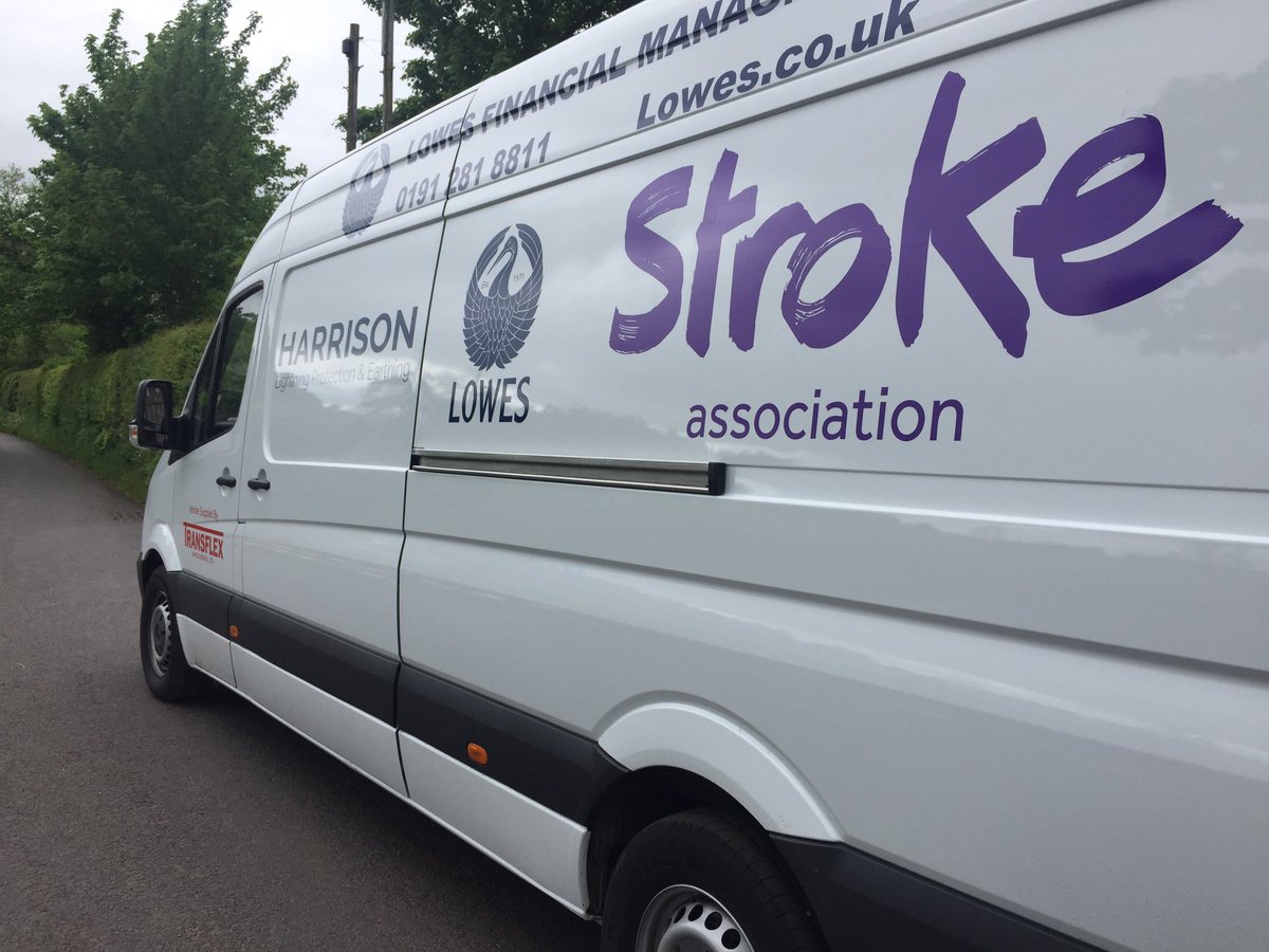 LowesC2C's tweet photo. Massive thanks again to @Transflexrental for supplying our support van. Couldn't have done it without one! @TheStrokeAssoc @StrokeAssocNE https://t.co/ZylFolg3bh
