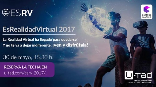 UtopicEstudios's tweet photo. Hoy arranca #EsRealidadVirtual, la segunda jornada de #RealidadVirtual organizada por la @U_tad https://t.co/VtUVQuQ1Ms vía @ITUser_es https://t.co/2bF8wIbn9O